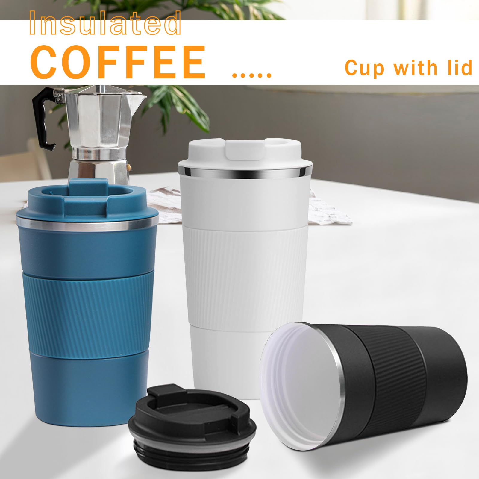 YINBAOGE compact design fits most car cup holders for travel.