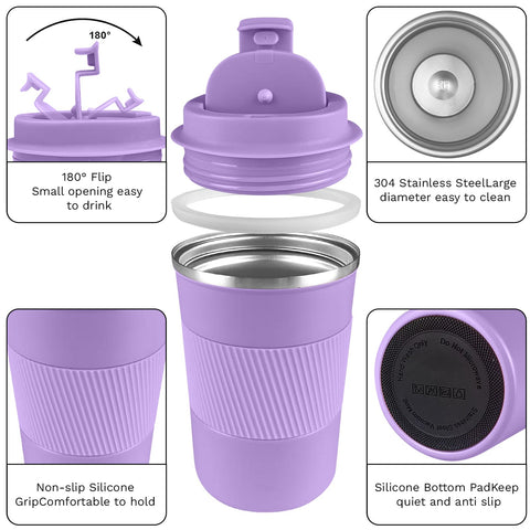 YINBAOGE leakproof lid detail demonstrates spill resistance during commutes.