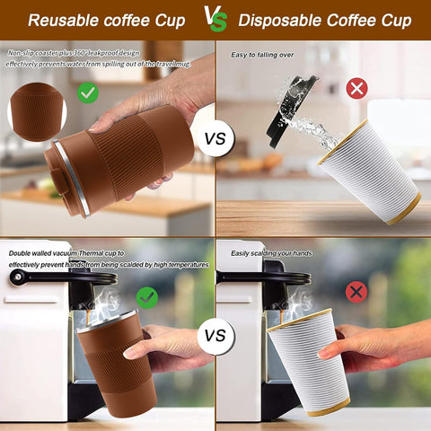 YINBAOGE mug fits most car cup holders for everyday use