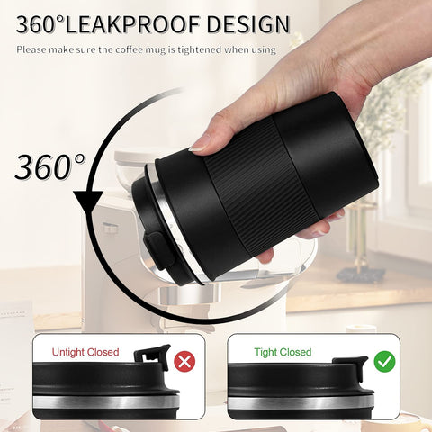 YINBAOGE screw-on lid with sealing ring offers reliable leak resistance.