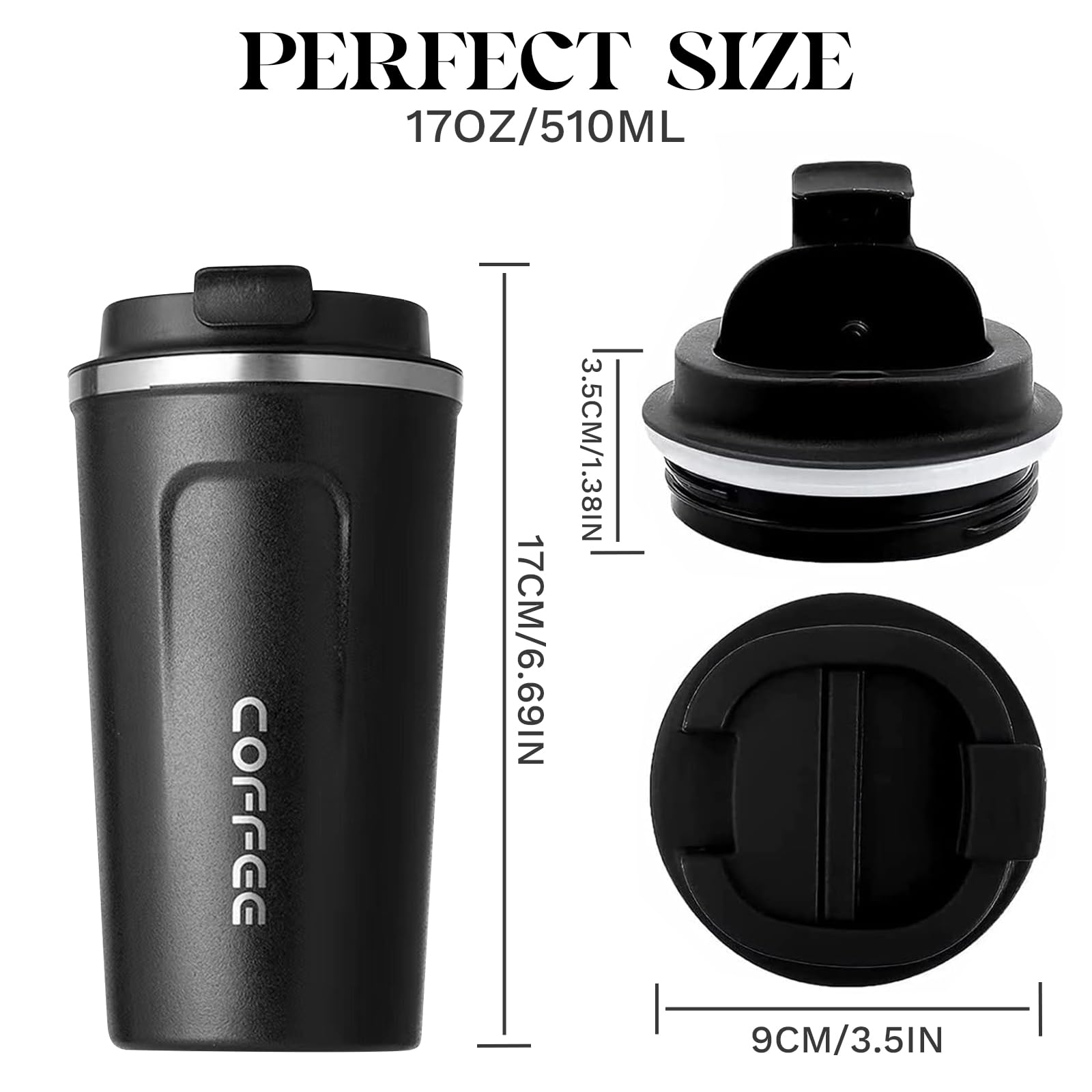 YINBAOGE silicone sleeve around mug provides secure, slip-resistant grip