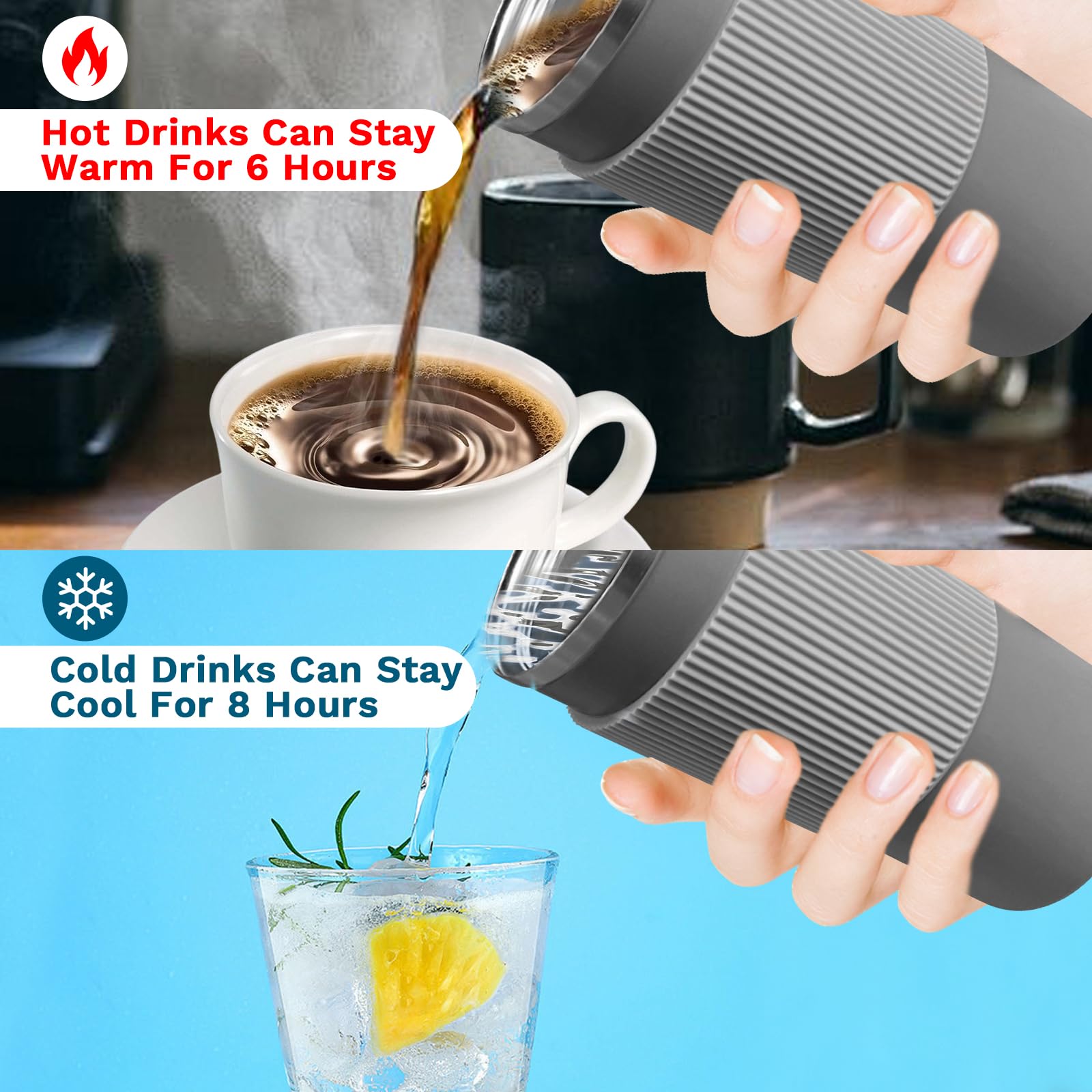 YINBAOGE silicone sleeve provides grip and protection.