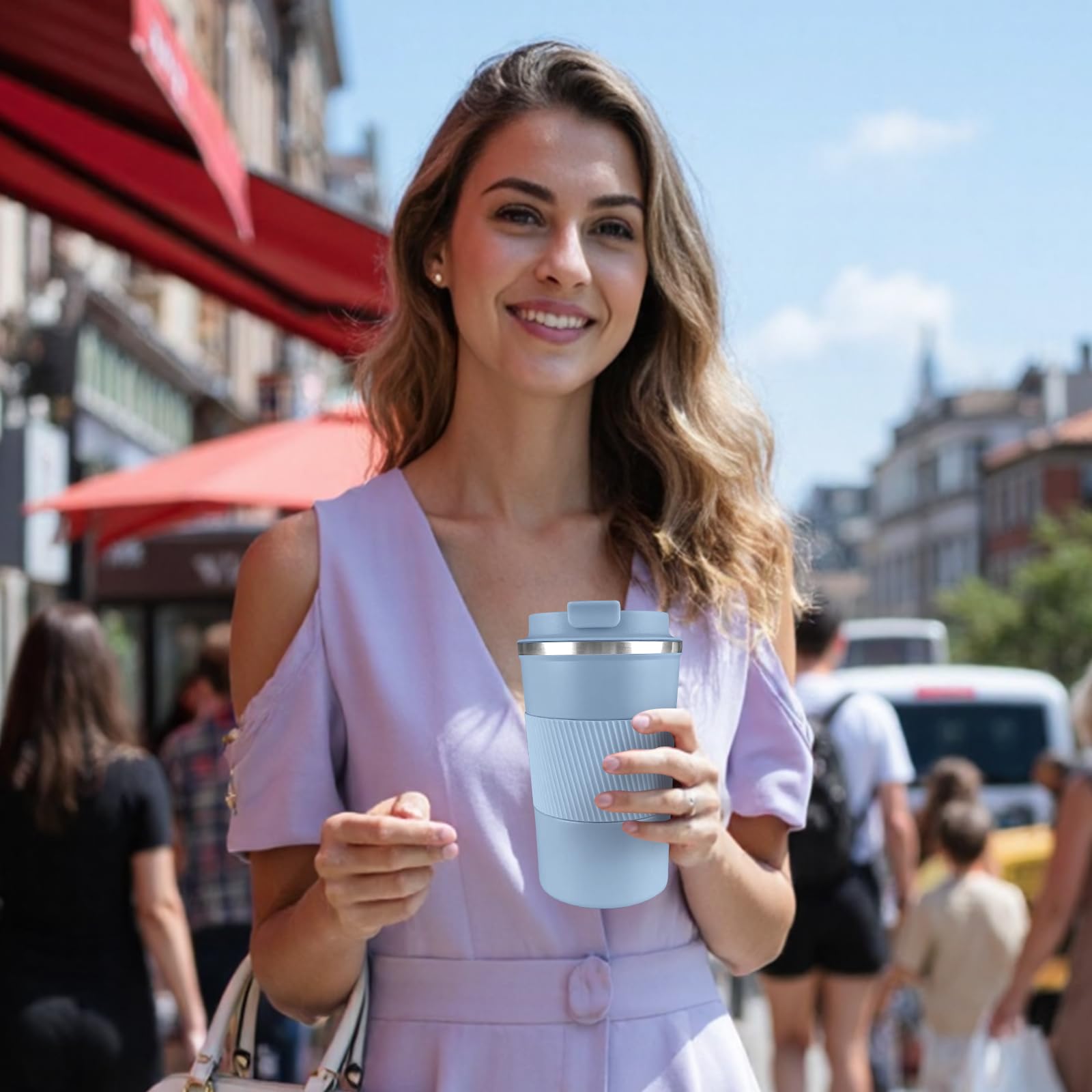 YINBAOGE silicone sleeve provides slip-resistant grip during travel