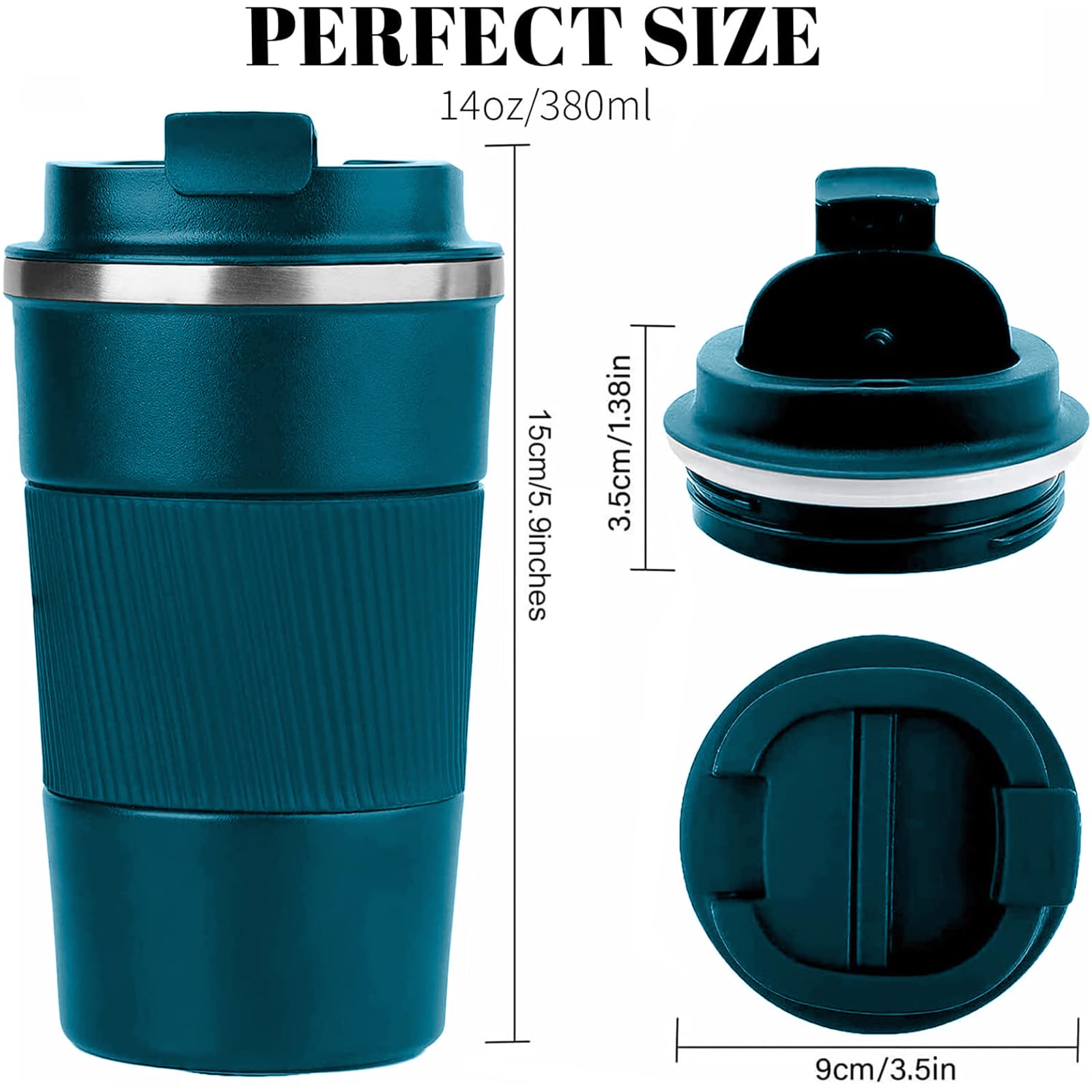 YINBAOGE 304 stainless steel inner supports safe, odor-free drinking.