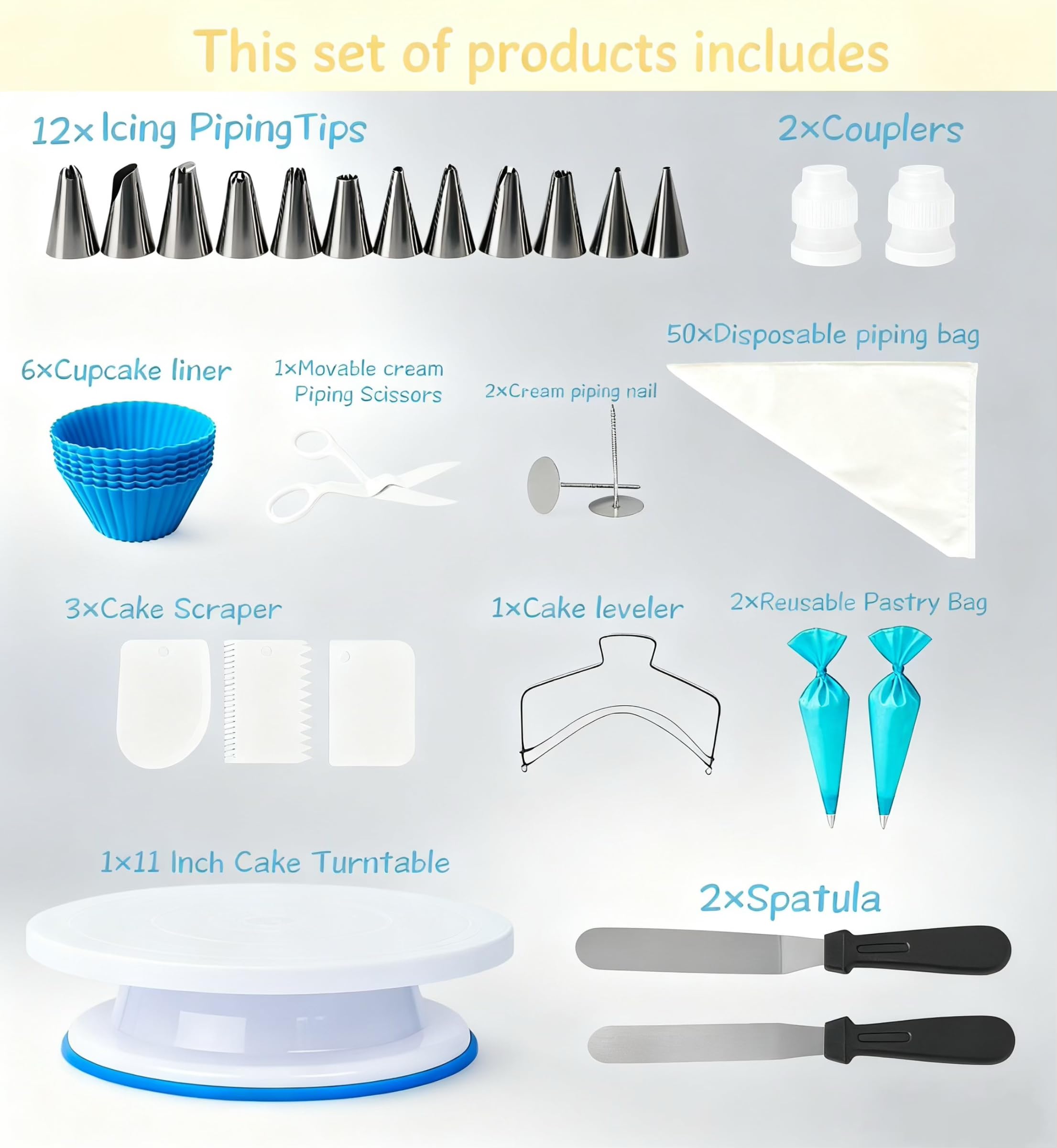 Yindess disposable and reusable piping bags reduce mess during decorating