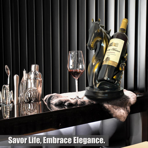 YINGAVERSAI black horse decor has bold focal point.