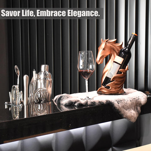 YINGAVERSAI hand-polished resin statue adds a premium table centerpiece.