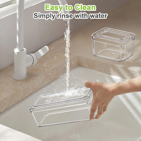 YINGRACE sturdy, stain-resistant bins keep produce visible and organized.