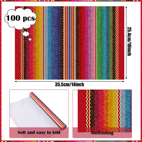 Yingzhao disposable placemats for fiesta settings, quick cleanup after meals.