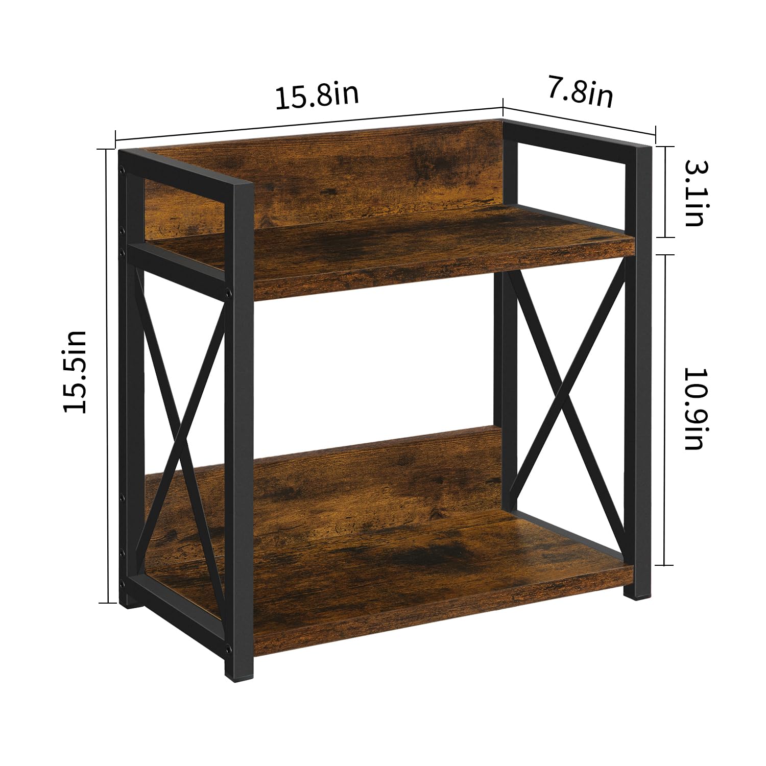 YINMIT coffee bar accessory storage solution neatly holds cups and syrups