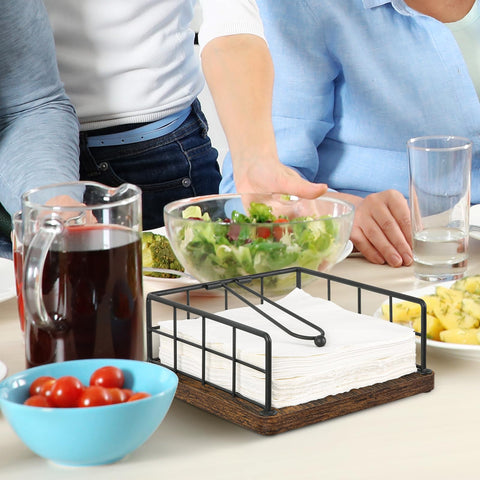 YINMIT no-installation napkin holder for quick setup.