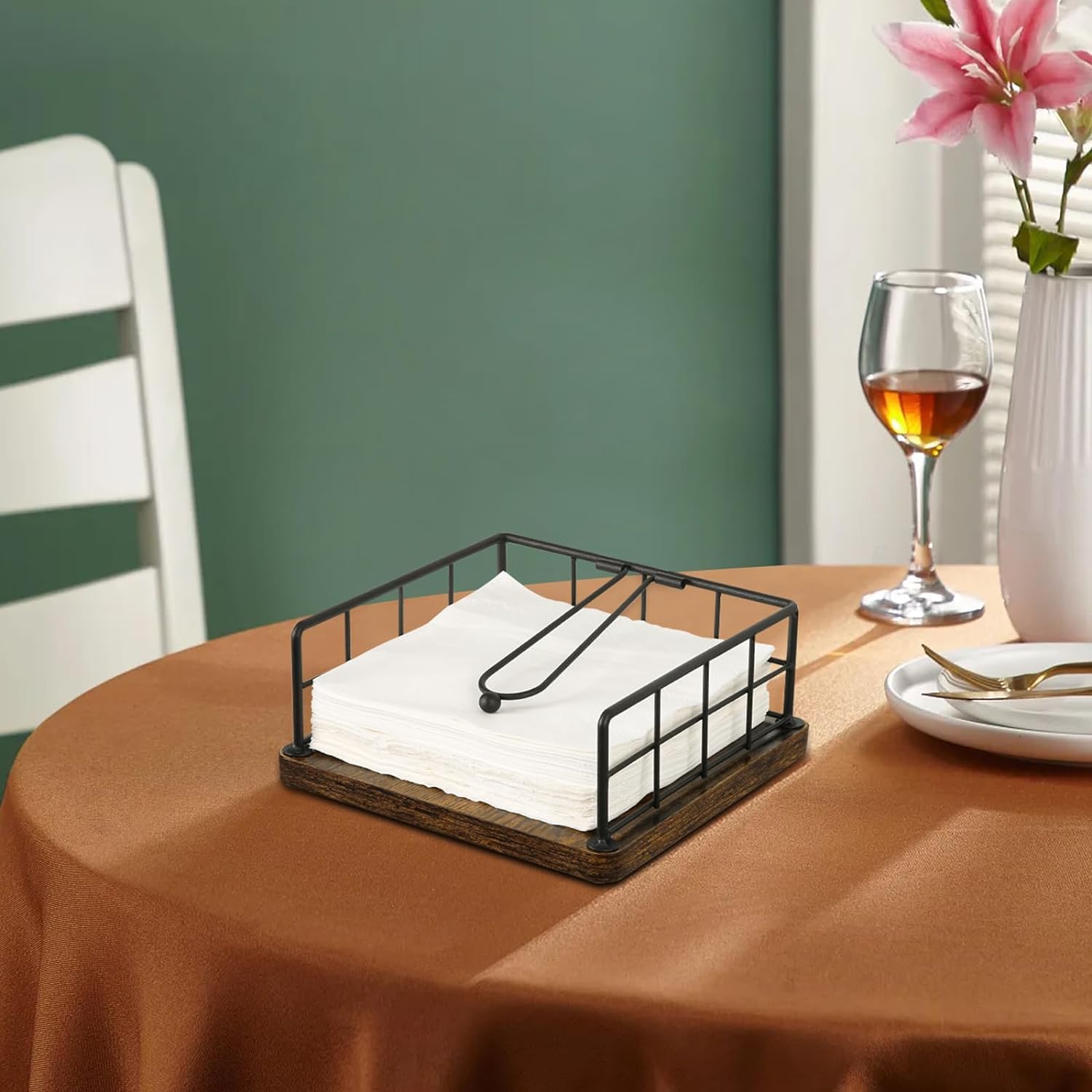 YINMIT napkin holder ideal for picnics and family meals.