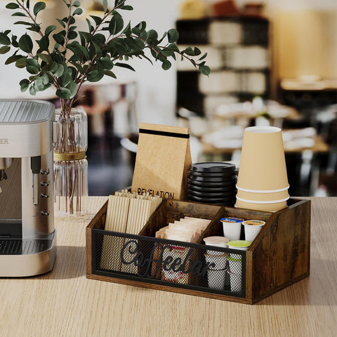 YINMIT pod compartments neatly organize coffee pods for quick brewing.
