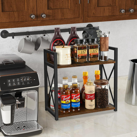 YINMIT spice rack iron-particle-board unit highlighting sturdy storage for spices