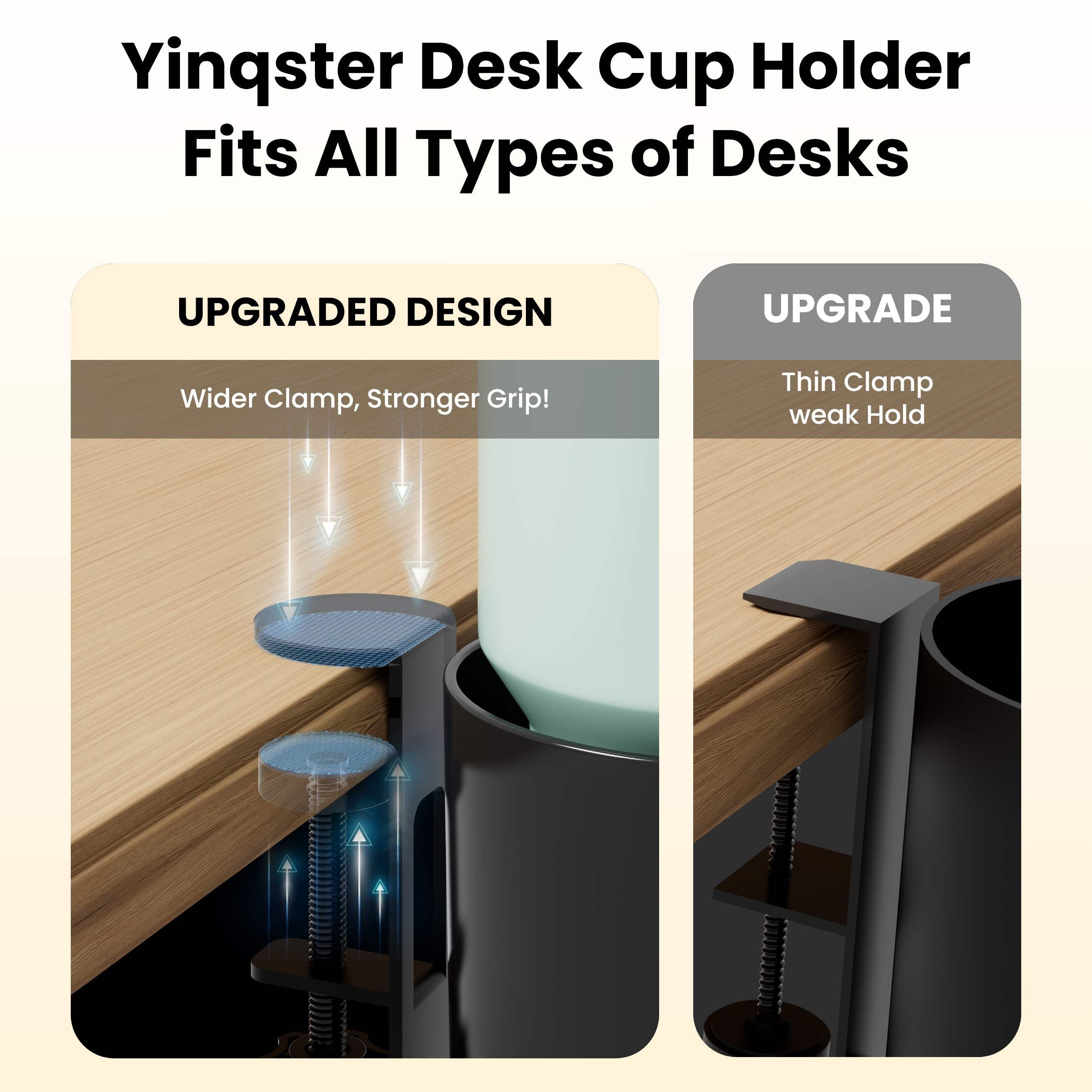 Yinqster 3.94-inch deep slot fits 18–40 oz bottles securely.