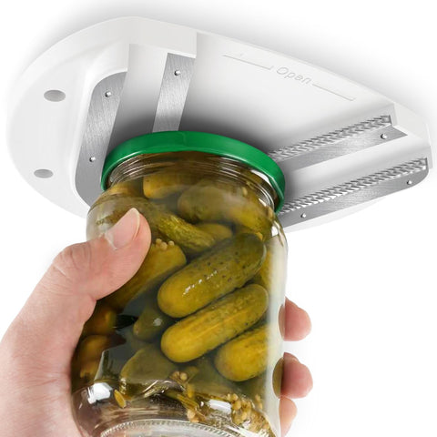 YIORTWO mount-on-cabinet jar opener assembly for easy lid release and steady leverage.