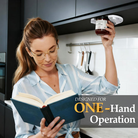 YIORTWO sturdy wall-mount bottle opener keeps jars accessible and organized.