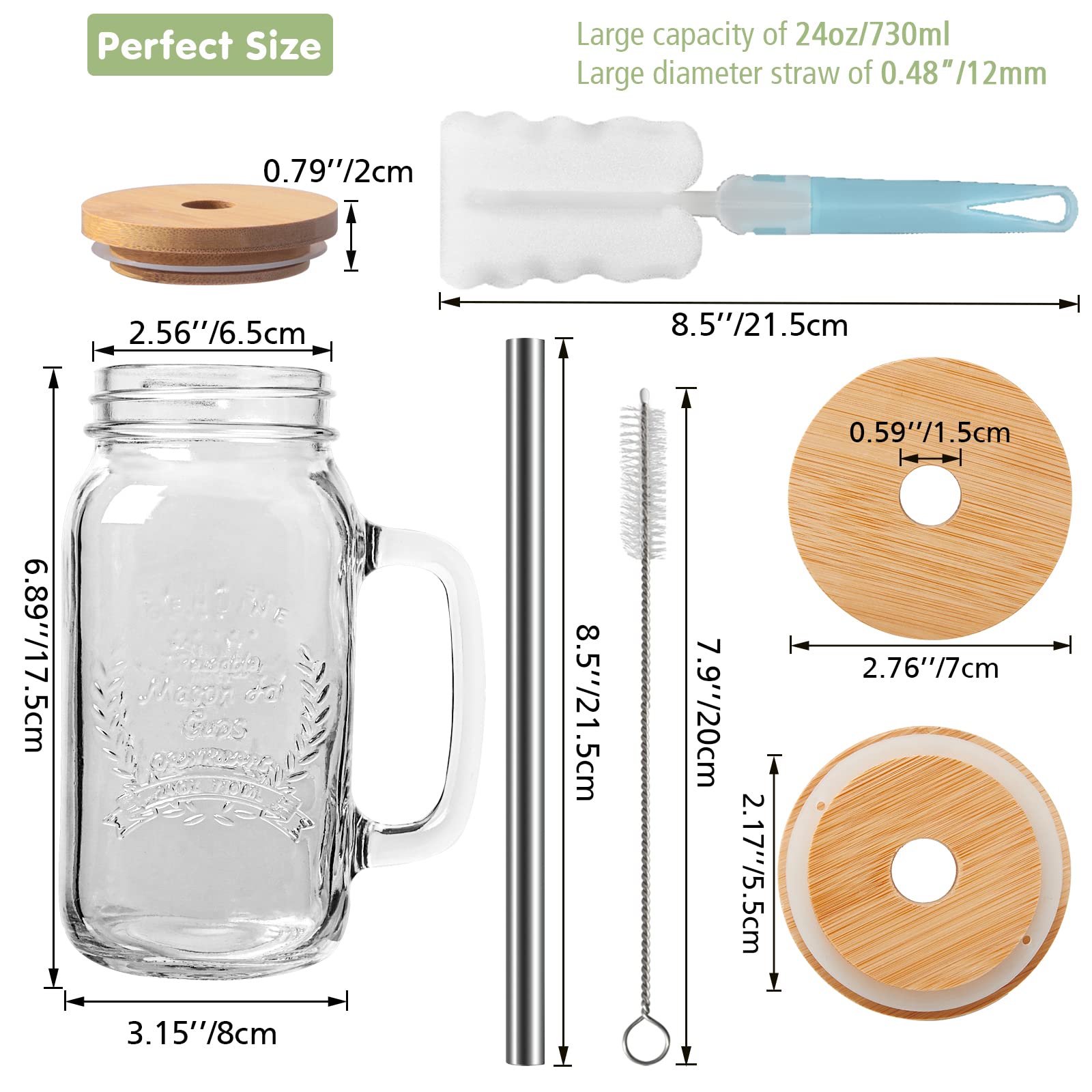 Yirilan bamboo lid on mason jar highlighting eco-friendly material