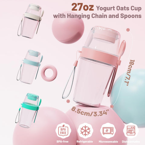 Yirilan stackable parfait cups with detachable layers