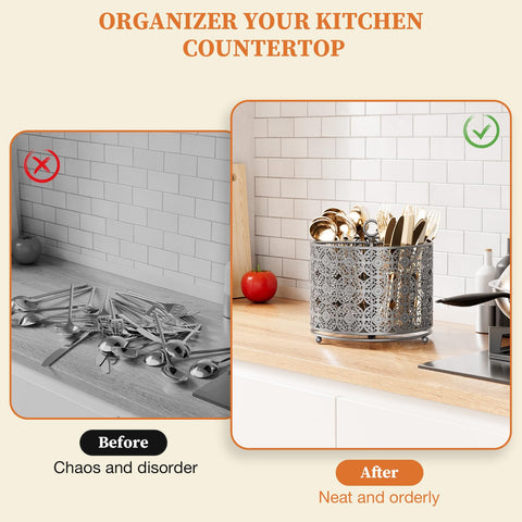 YIUKEA versatile organizer for kitchen, office, and living spaces