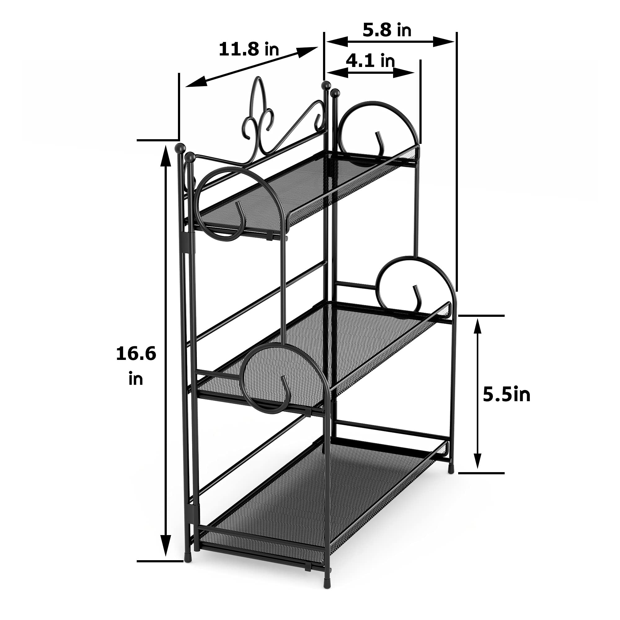 Multipurpose YIUKEA organizer suitable for kitchen, bathroom, and desk items