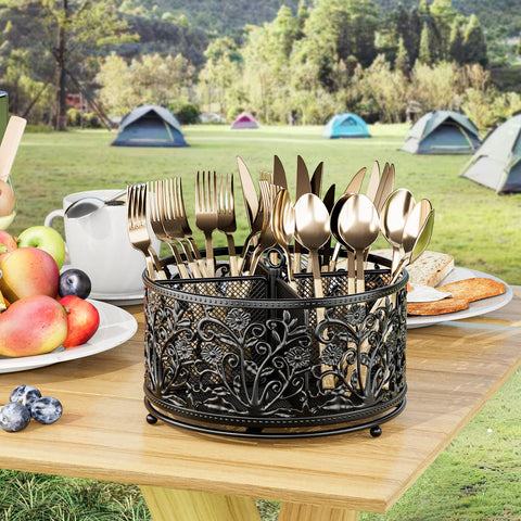 YIUKEA multipurpose organizer doubles as pen and makeup brush holder.