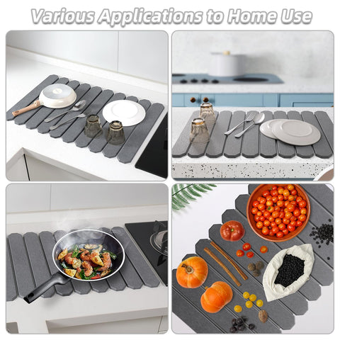 Yiwsnust anti-slip pad keeps mat from sliding on wet counters