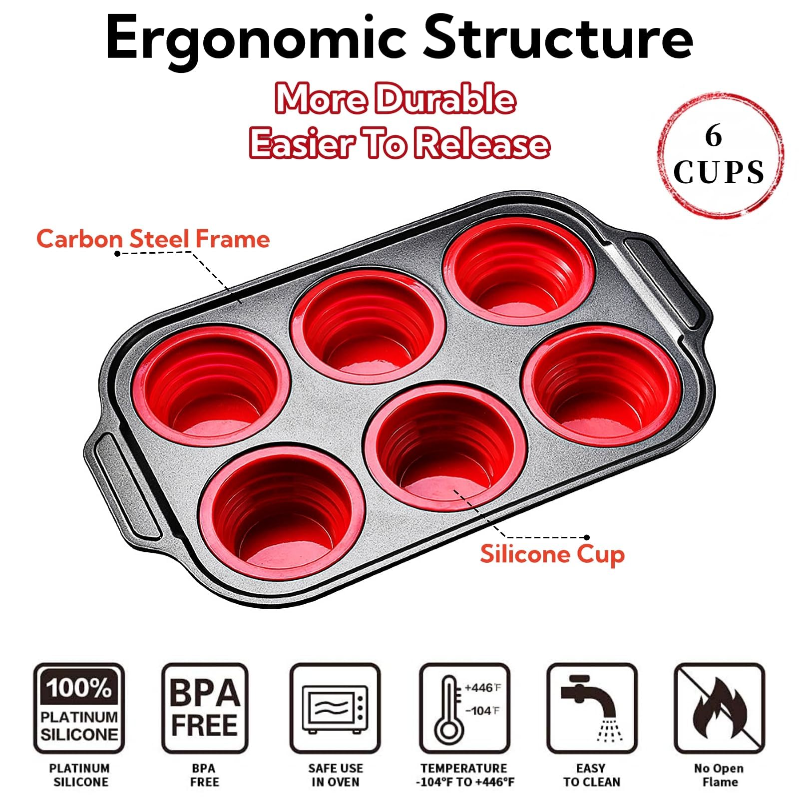 YiYeraio egg bite molds ideal for savory breakfast bites