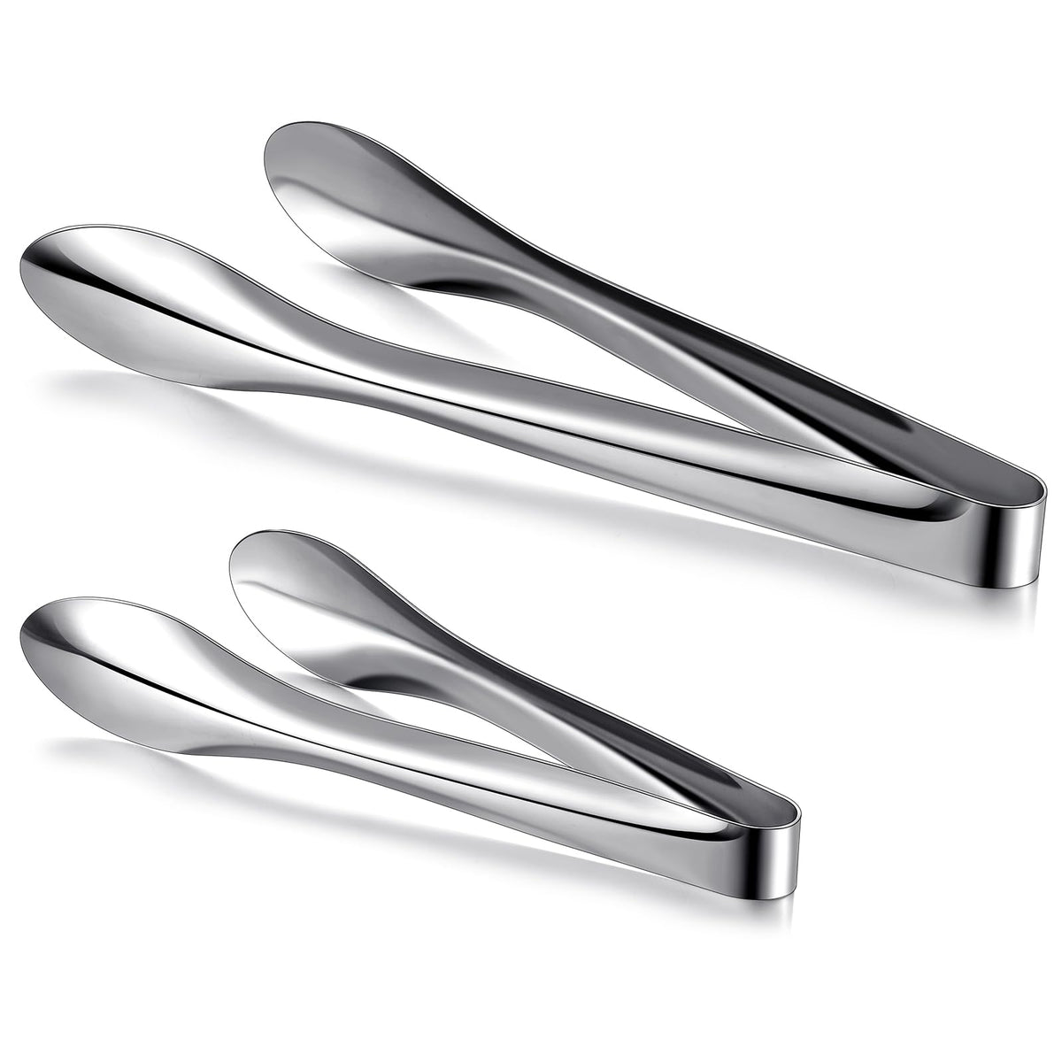 Yiyiring 12-inch tongs with polished surface for upscale buffet use.