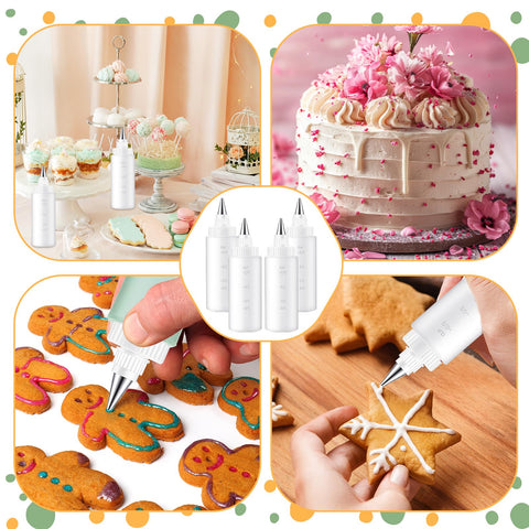 Yiyiring pancake-art frosting bottle enabling vibrant designs.