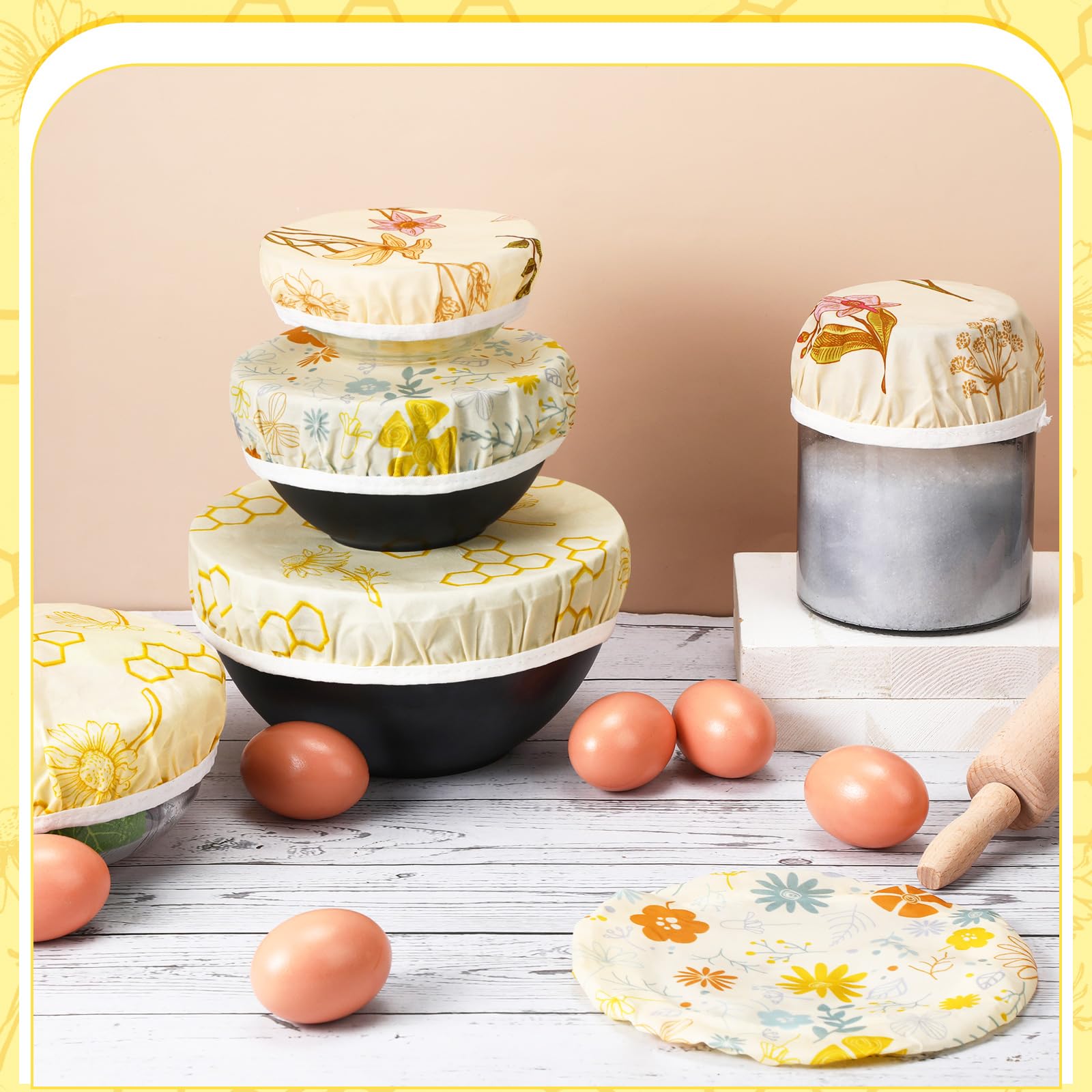 Yiyiring reusable cotton wrap is easy to clean and reuse