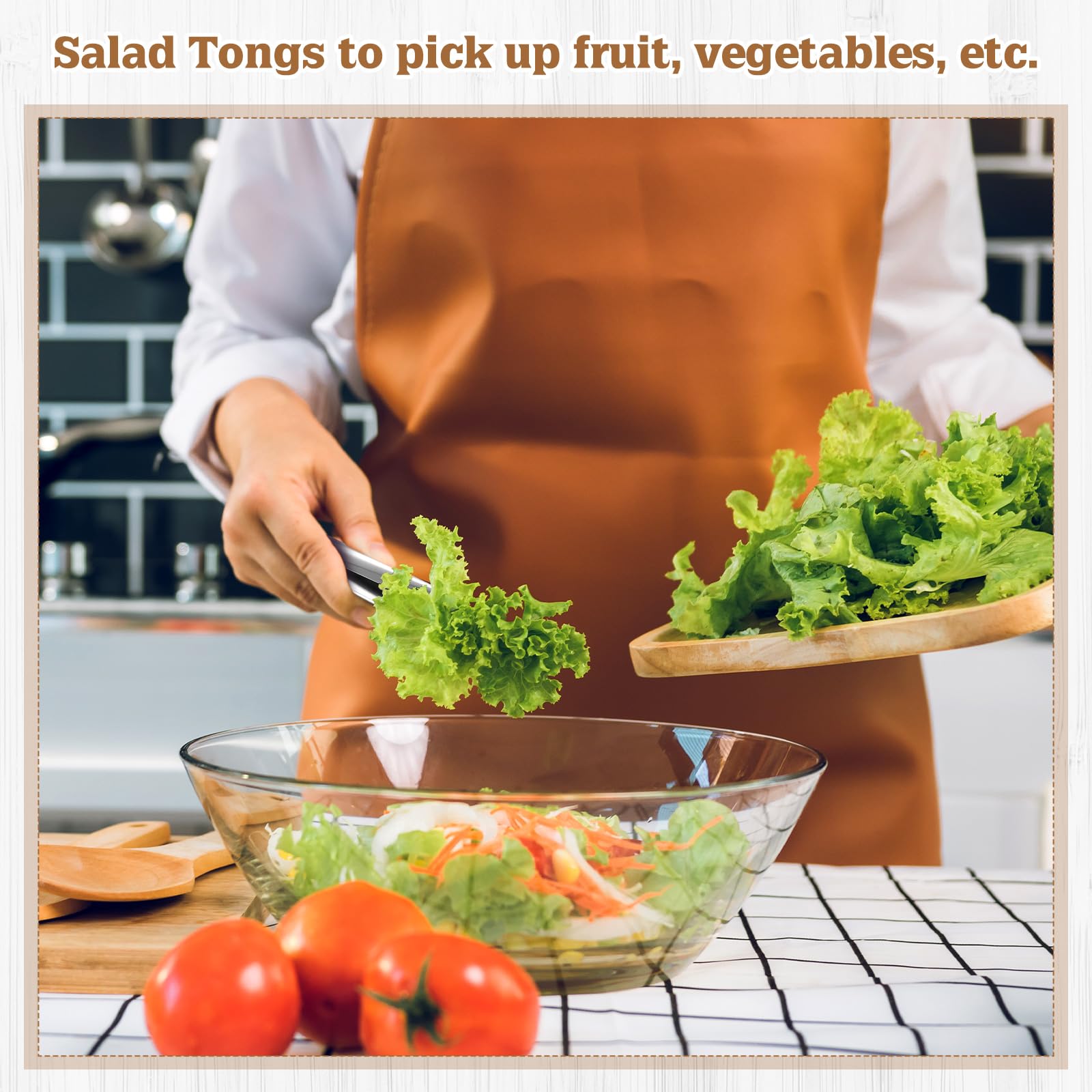Yiyiring buffet tongs feature polished finish for elegant presentation.