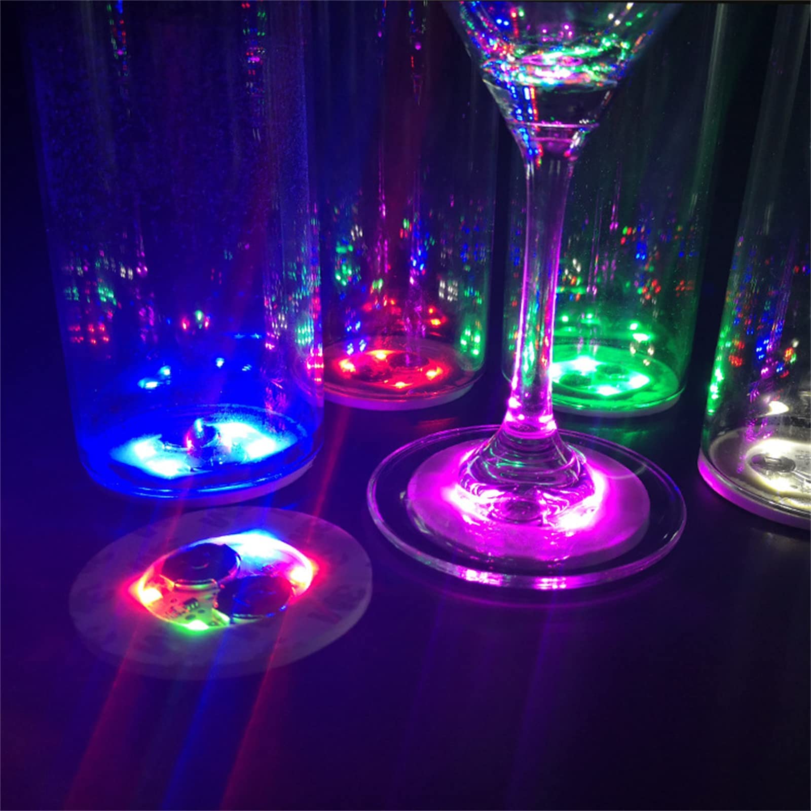 Yiypepy LED coaster battery life lasts over 12 hours.
