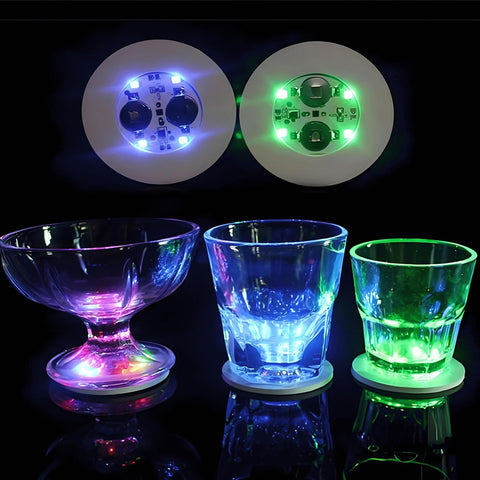 Yiypepy LED coaster decor for indoor and outdoor events.