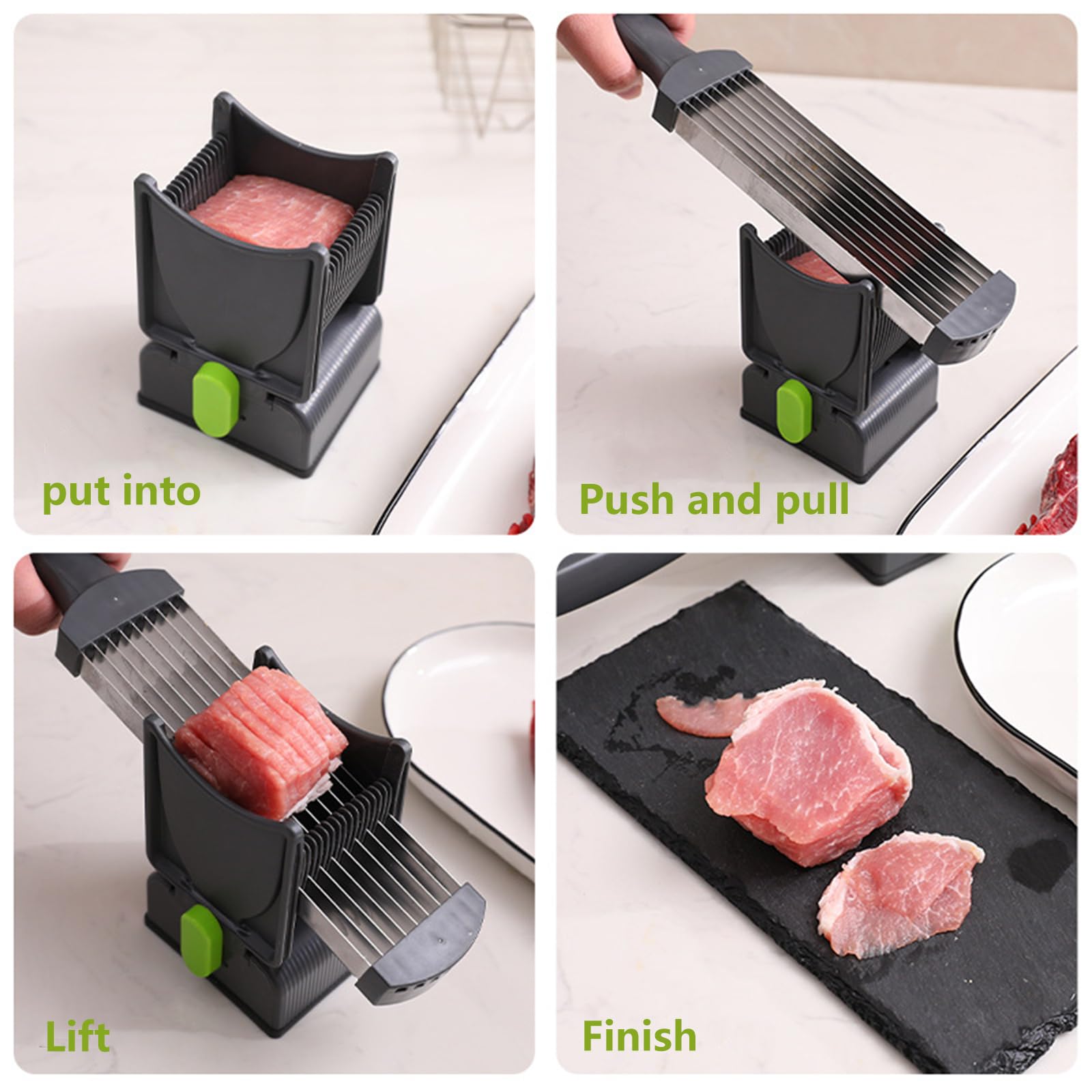 Detachable parts allow easy cleaning and quick storage.