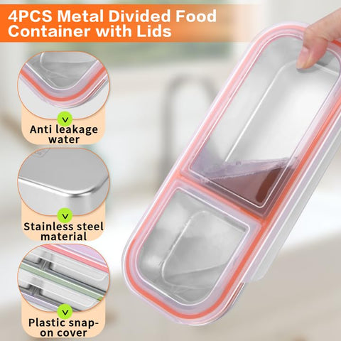 YJSLICT removable silicone seals enable easy cleaning and fresh meals.