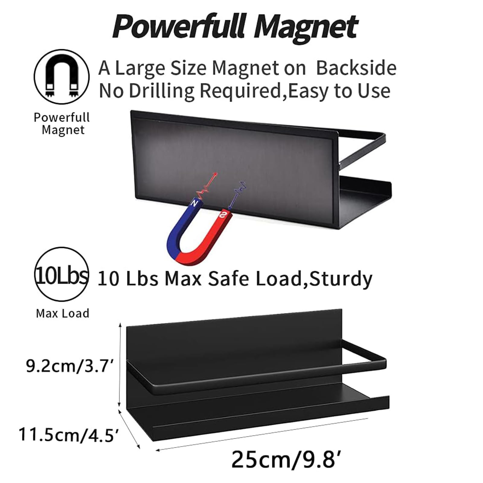 YJSMO matte black finish adds a sleek, unobtrusive look