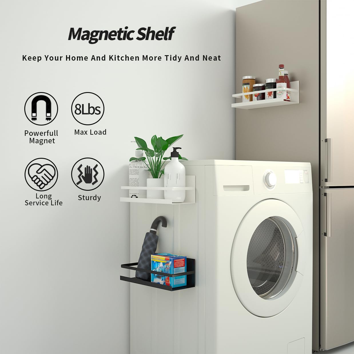 YJSMO space container organization helps declutter counters and cabinets