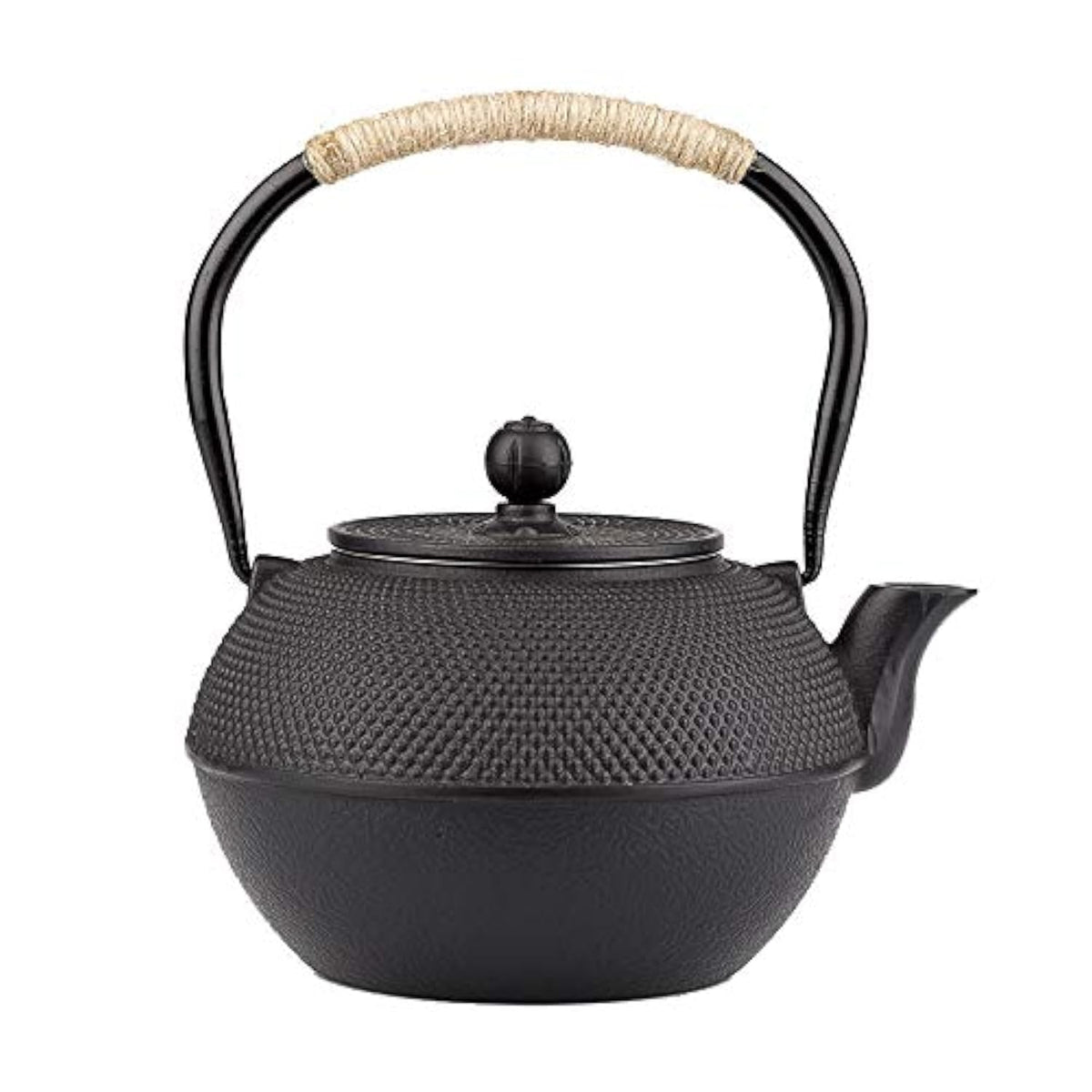 YJX cast iron teapot with hobnail pattern for elegant tea brewing