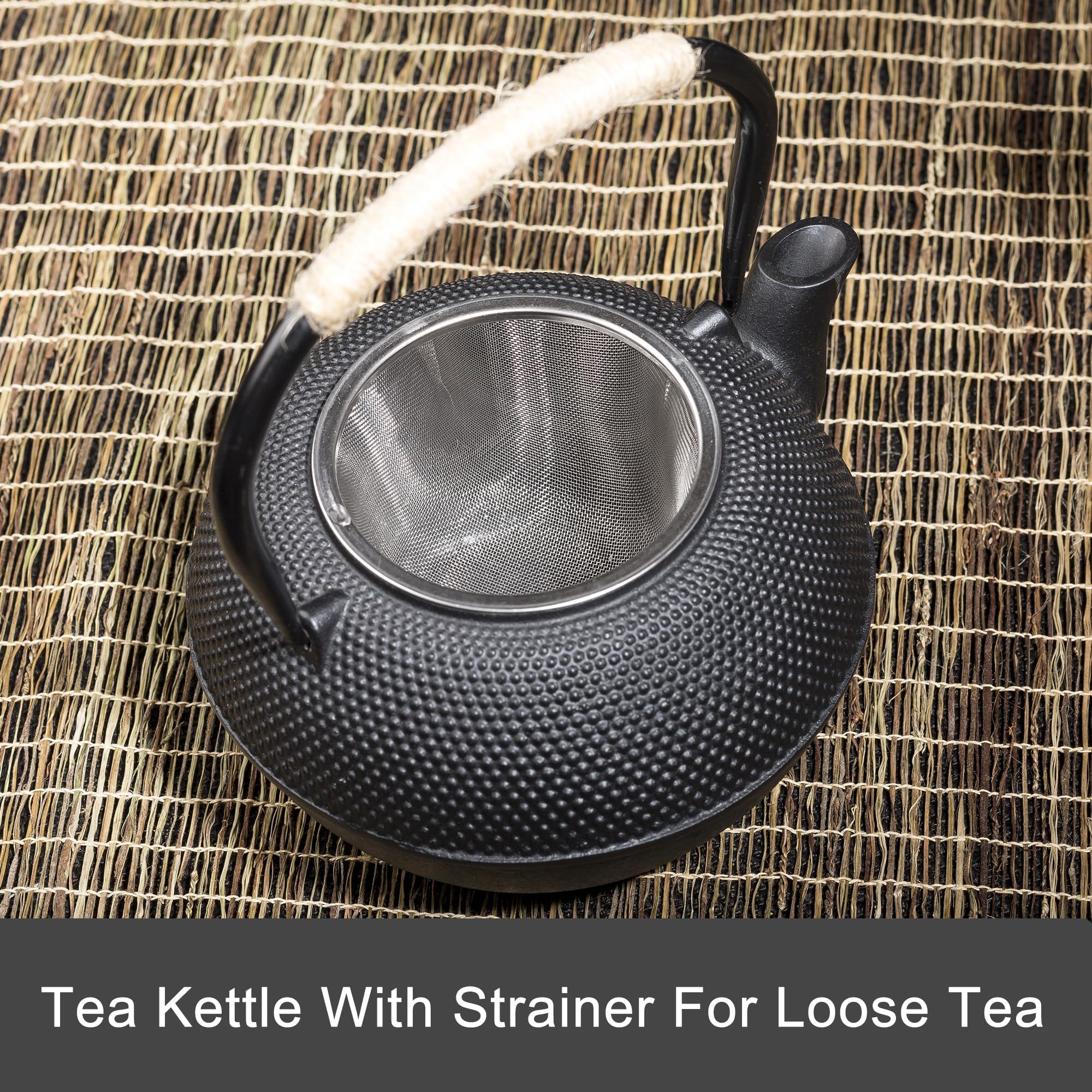 YJX black finish teapot adds sophisticated kitchen decor