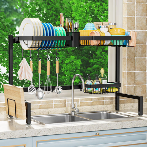 YKLSLH fits most sinks and tall faucets while draining water effectively.