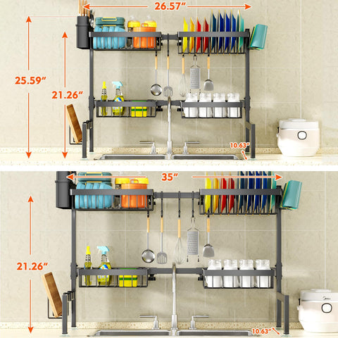 Durable metal construction with efficient draining