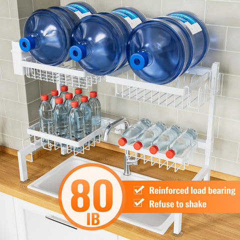 YKLSLH over sink drying rack dish and cutlery racks organize drying.