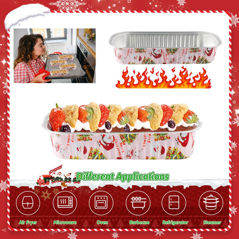 ylnurac mini loaf pans with spoons for quick serving and clean-up at gatherings.