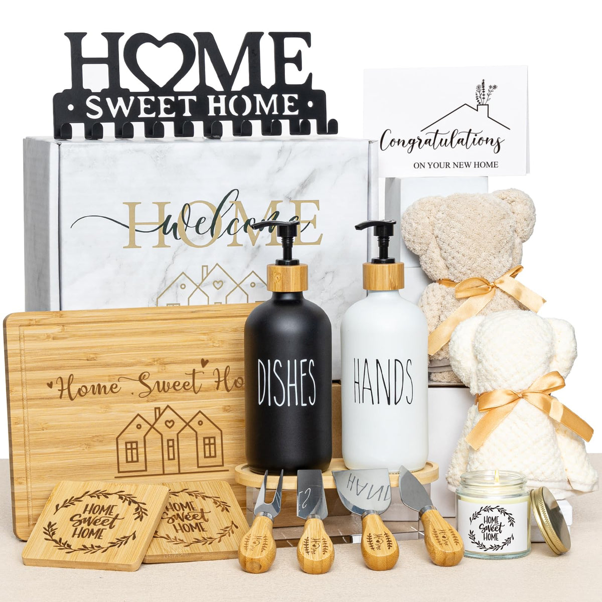 YLOVAN home-sweet-home cutting board, a practical kitchen accent for a new home
