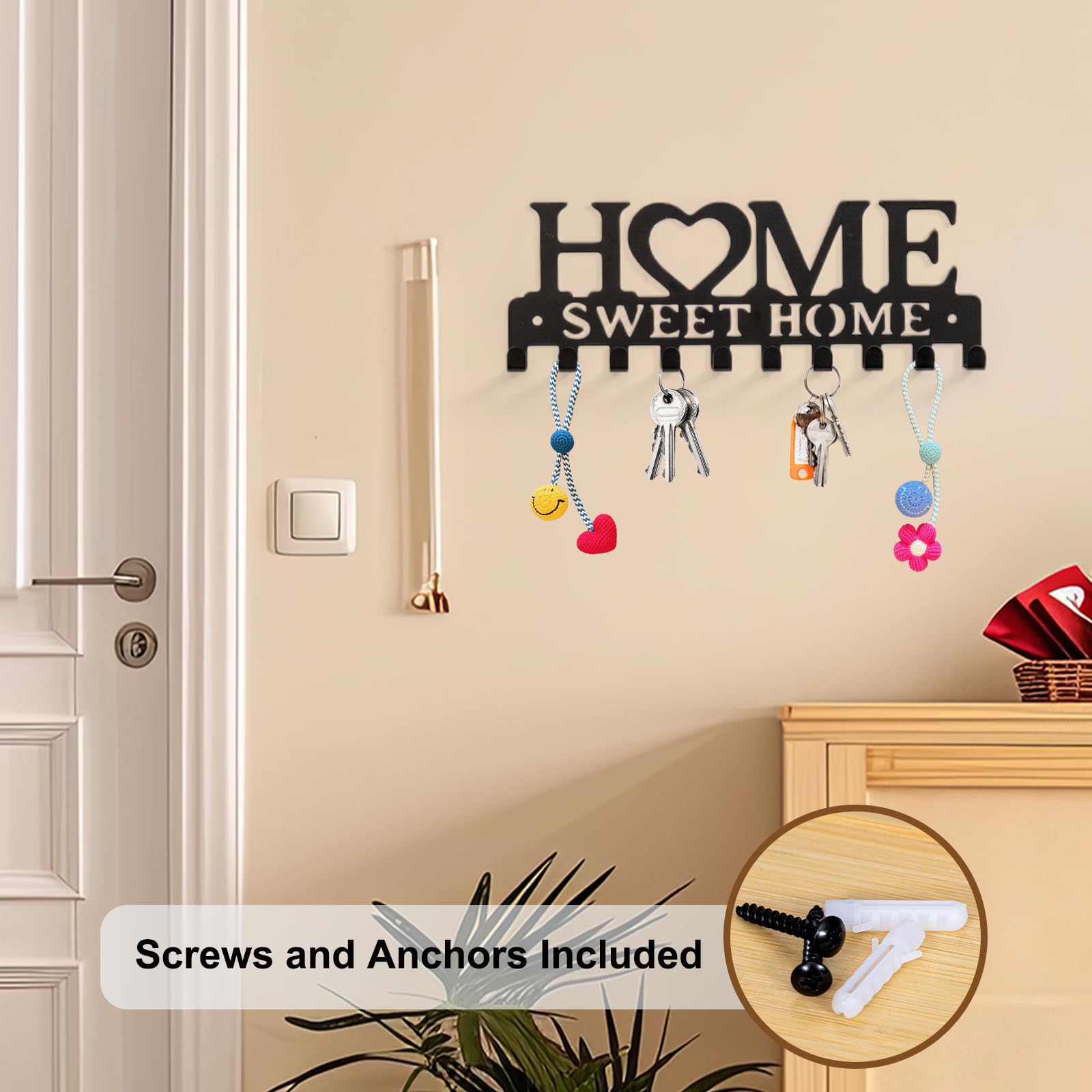 YLOVAN key holder, organized entryway for new homeowners