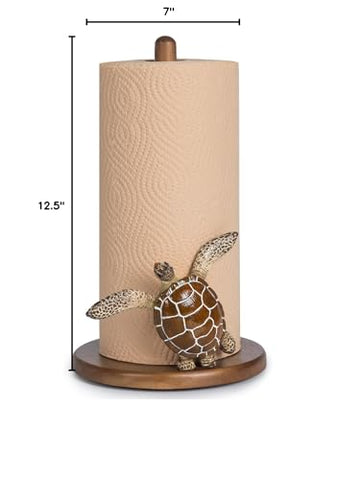 YLOVAN Turtle Paper Towel Holder beach house decor that elevates counters