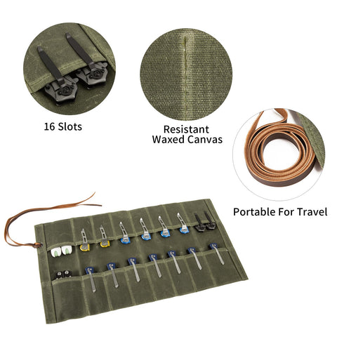 YLZZMDQSZ compact EDC pocket organizer ready for travel, camping, or daily tasks.
