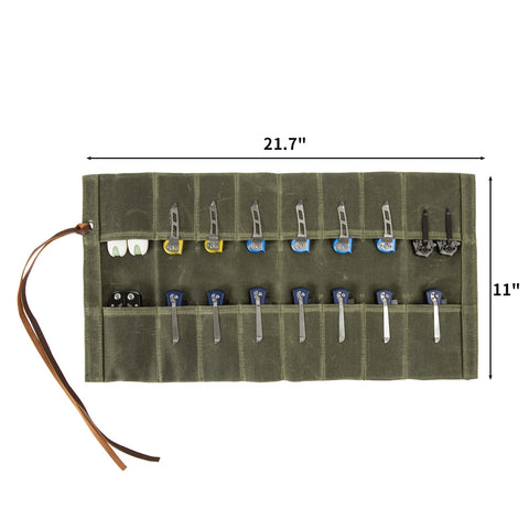 YLZZMDQSZ knife roll in kitchen use shows organized blades and easy access.