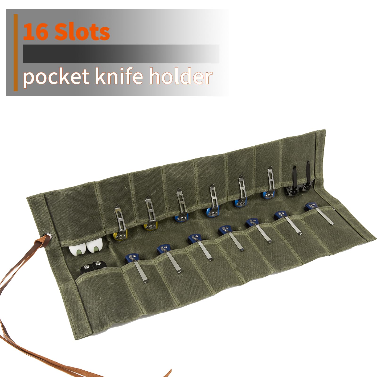 YLZZMDQSZ travel-ready knife roll stays organized during trips and hikes.